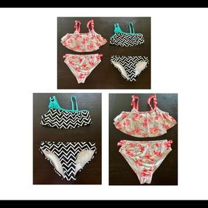 COPY - Girl’s Swimsuit Set of 2 Bikini’s- Sz 10/12